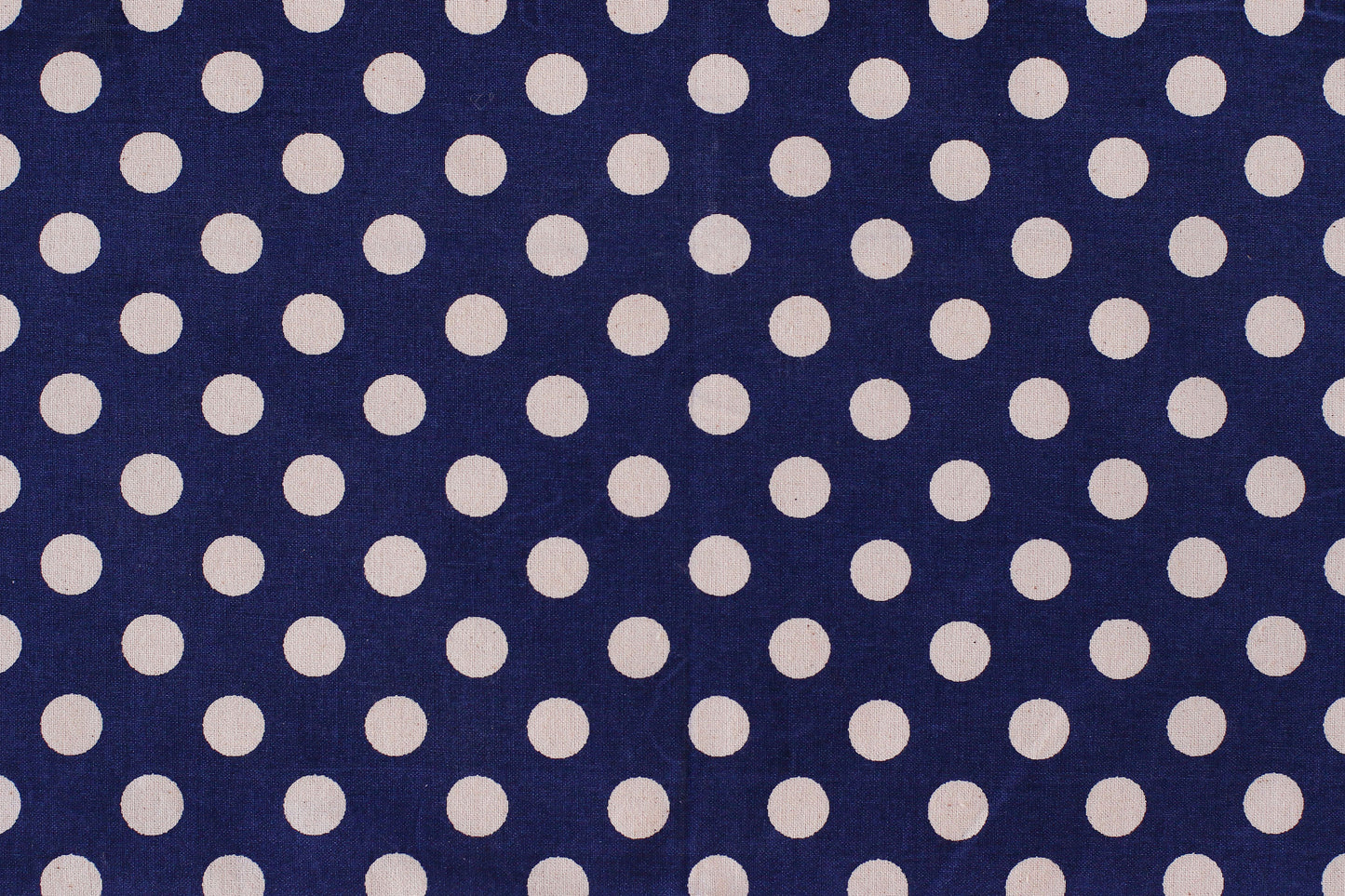 Drops Textile - Dark Blue - Organic White