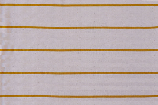 Rustique Textile - Yellow - Organic White