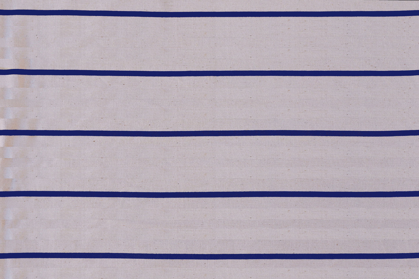 Rustique Table Cover - Navy Blue - Organic White