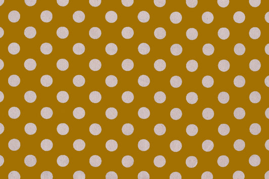 Drops Textile - Yellow - Organic White