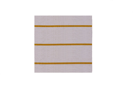Rustique Napkin - Yellow - Organic White