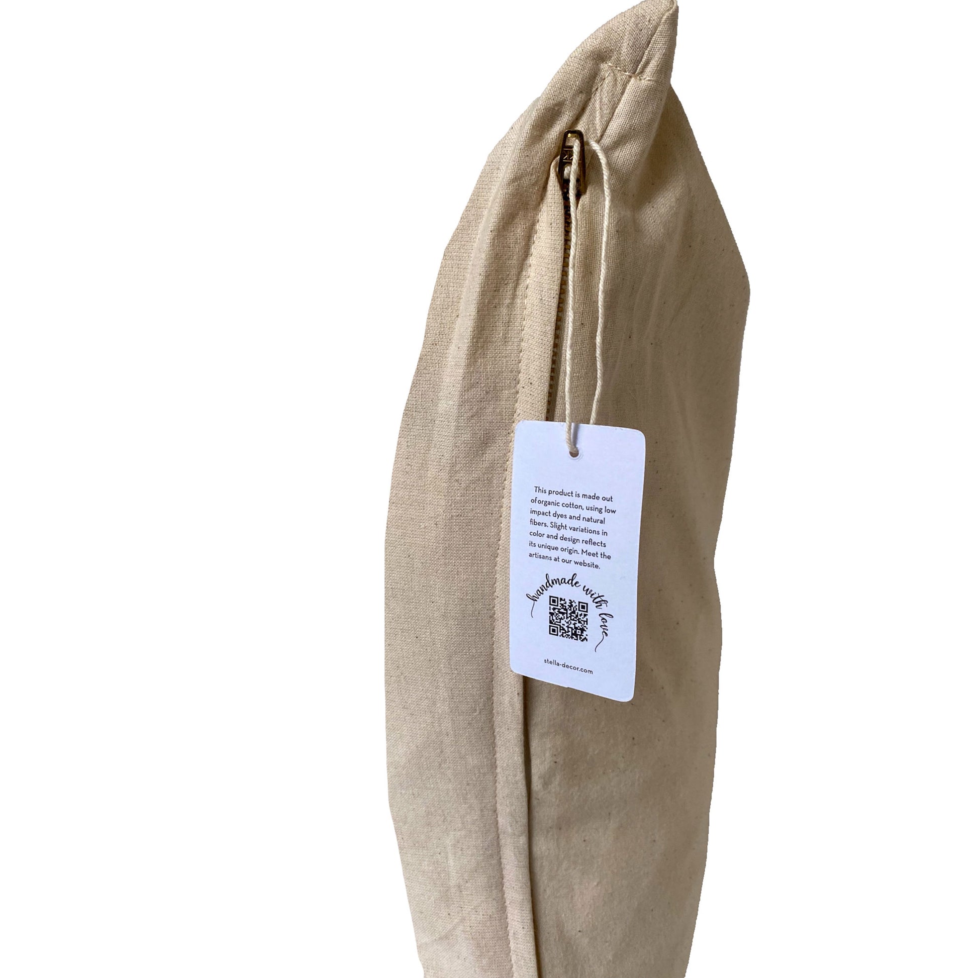 stella decor cushion cover side in design monkey business in color brown