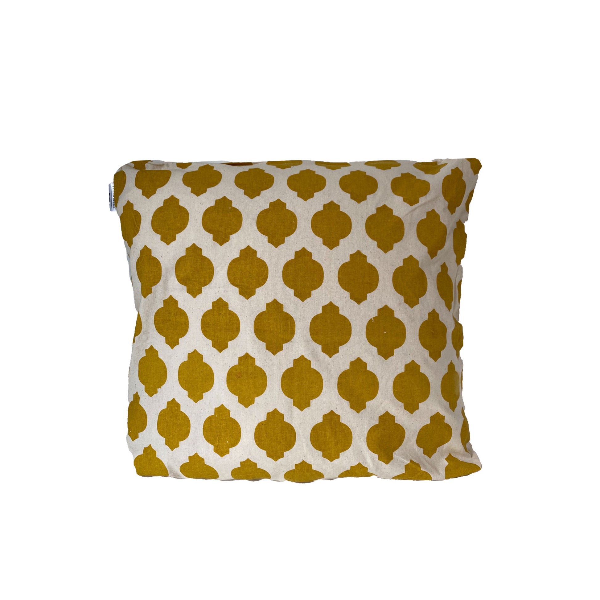 Stella Decor cushion cover with design pine cones in size 50x50 cm in color yellow original