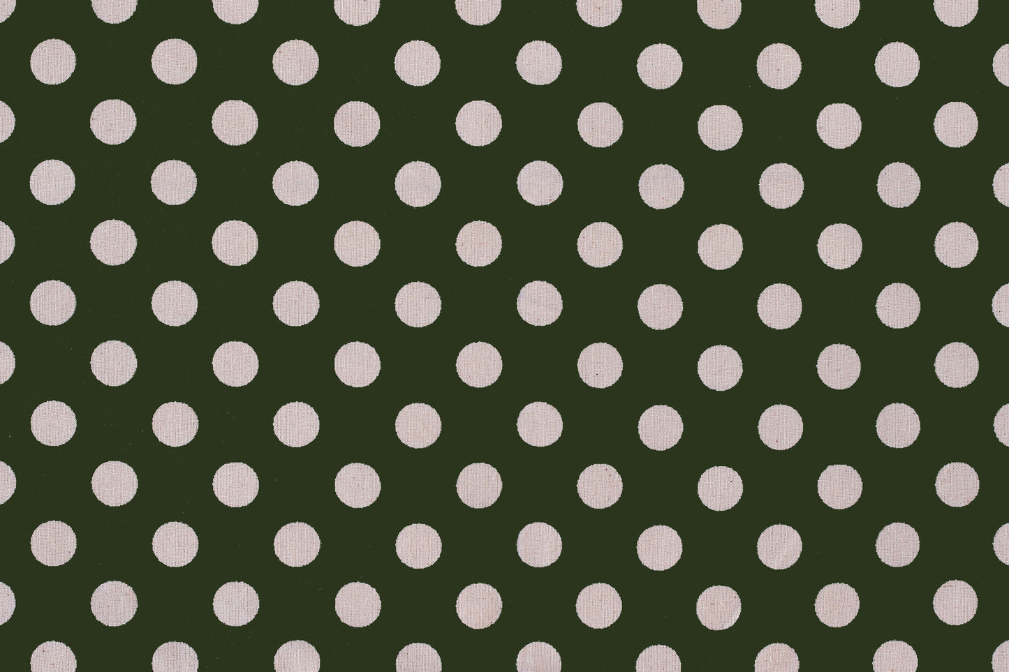 Drops Textile - Dark Green - Organic White