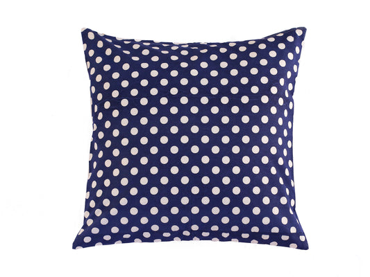 Stella Decor cushion cover design polka dots in size 50x50 cm in color navy blue original