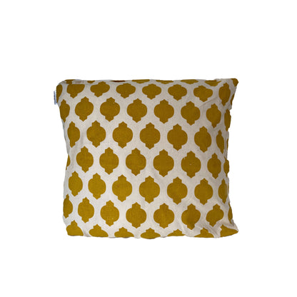 Stella Decor cushion cover with design pine cones in size 50x50 cm in color yellow original