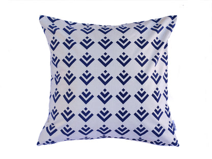 stella decor cushion cover in design sea floor in color navy blue white